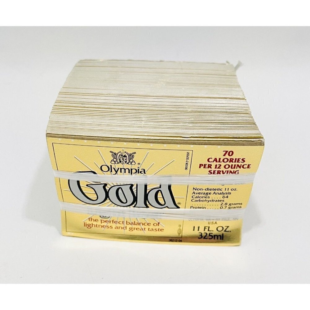 Vintage Olympia Gold Beer Bottle Paper Labels 11oz Pack 1000 Brewing Co. - Picture 2 of 6
